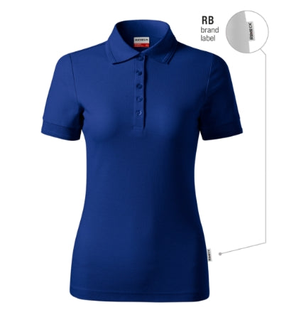 Reserve - Galléros póló női - királykék (brand label)