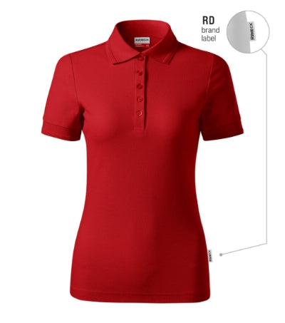 Reserve - Galléros póló női - piros 07 (brand label)