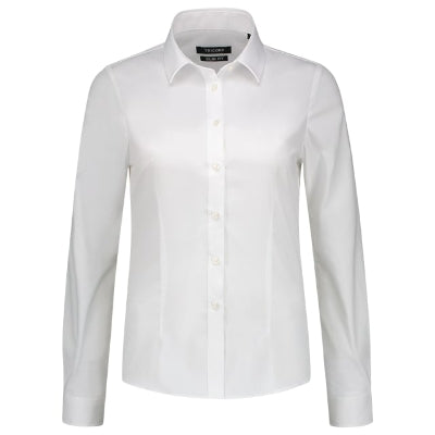 Fitted Stretch Blouse - Ing női - fehér