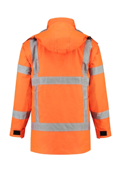 RWS Parka - Munkakabát unisex - fluoreszkáló narancssárga
