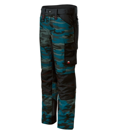 Vertex Camo - Munkanadrág férfi - camouflage petrol