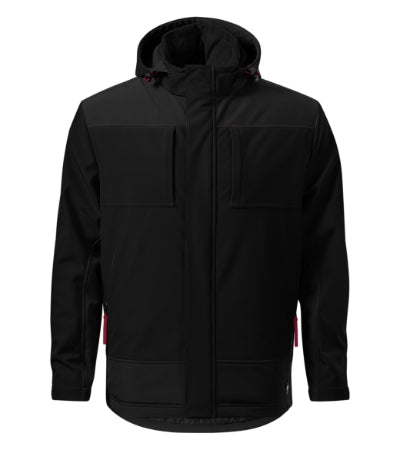 Vertex - Téli softshell kabát férfi - fekete