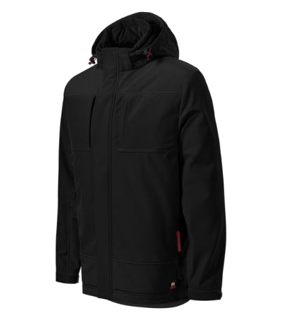 Vertex - Téli softshell kabát férfi - fekete