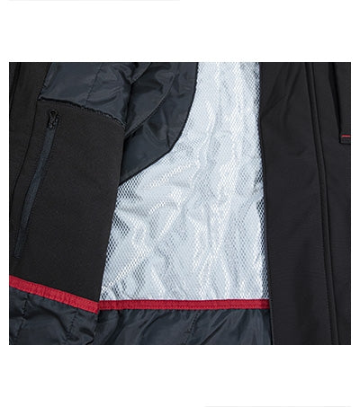 Vertex - Téli softshell kabát férfi - fekete