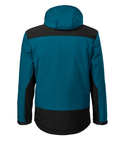 Vertex - Téli softshell kabát férfi - petrol kék