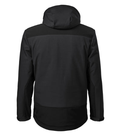 Vertex - Téli softshell kabát férfi - ébenszürke
