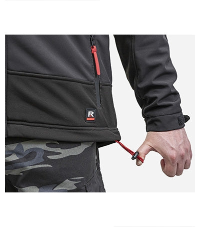 Vertex - Téli softshell kabát férfi - ébenszürke