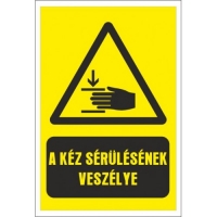 A kéz sérülésének veszélye