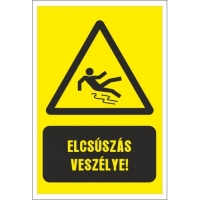 Elcsúszás veszélye