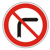 Jobbra bekanyarodni tilos