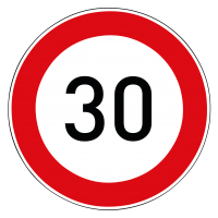 Sebesség korlátozás 30