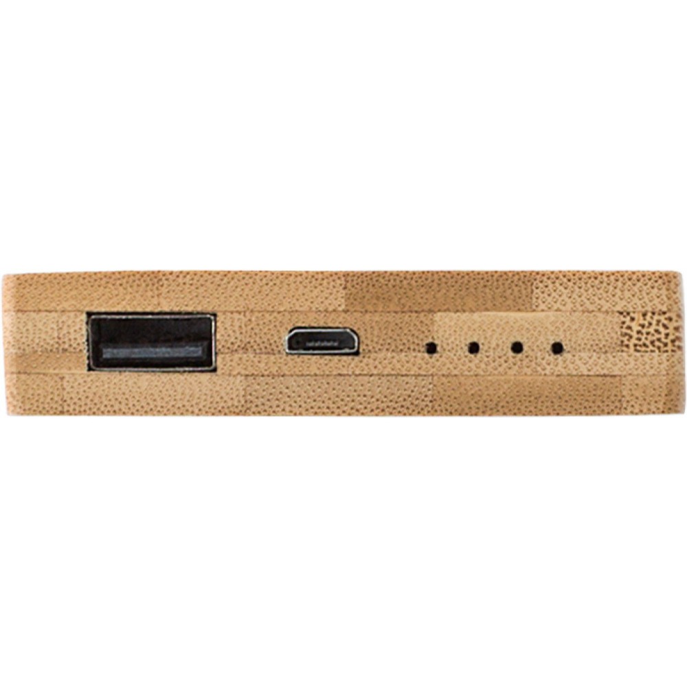 Bambusz powerbank 4000MAH natúr