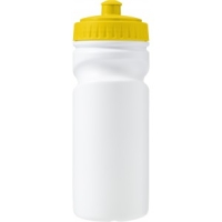 Kulacs 500 ml újrahasznosítható műanyag sárga