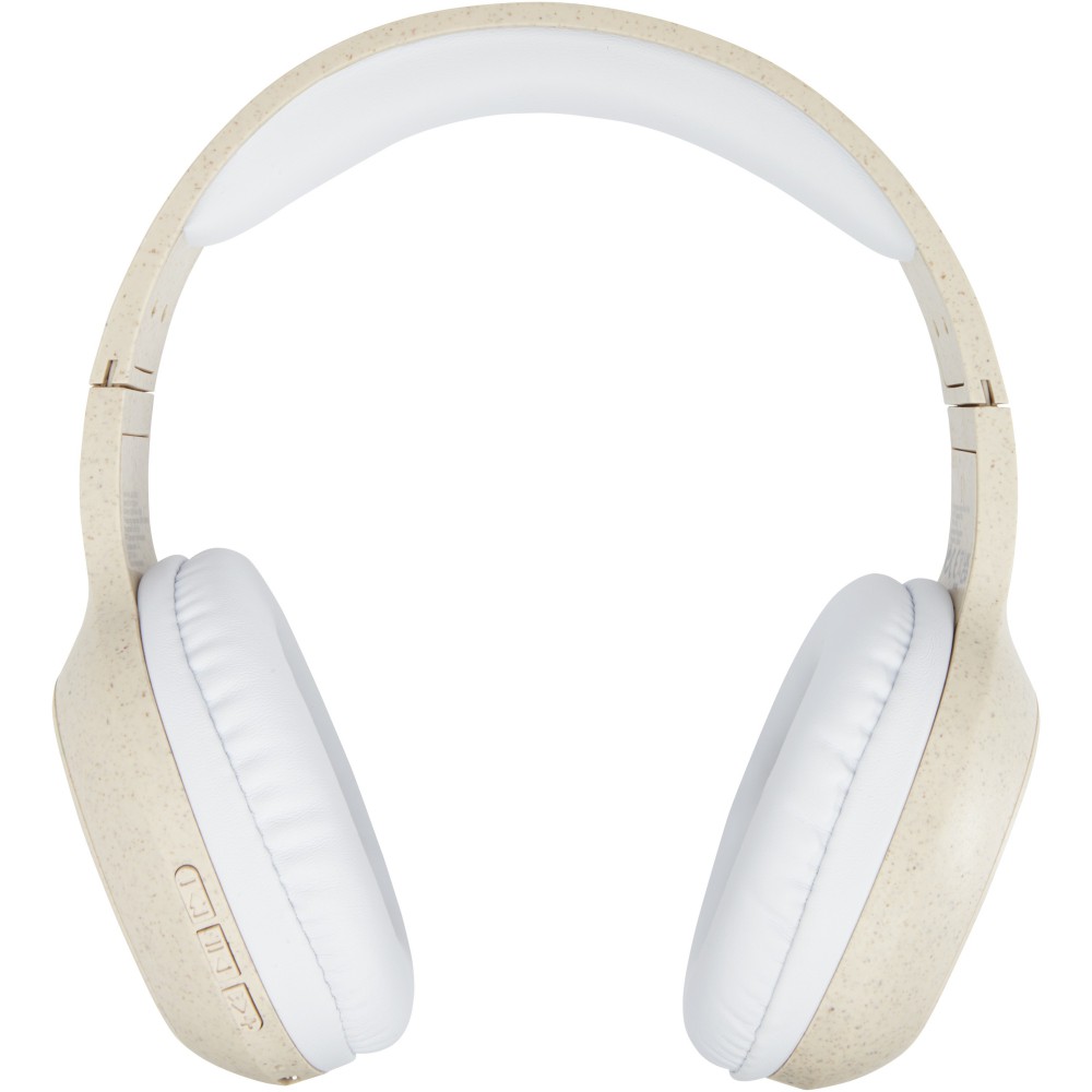 Riff bluetooth fejhallgató szalmából bézs
