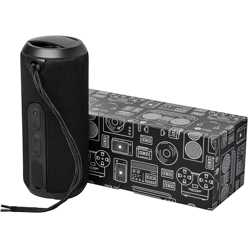 Rugged vízálló bluetooth hangszóró fekete