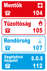 Segélyhívó számok