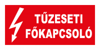 Tűz eseti főkapcsoló