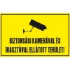 Biztonsági kamerával és riasztóval ellátott terület