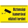 Biztonsági kamerával ellátott terület