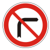 Jobbra bekanyarodni tilos