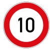 Sebesség korlátozás 10