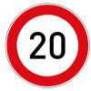 Sebesség korlátozás 20