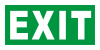 Exit tábla