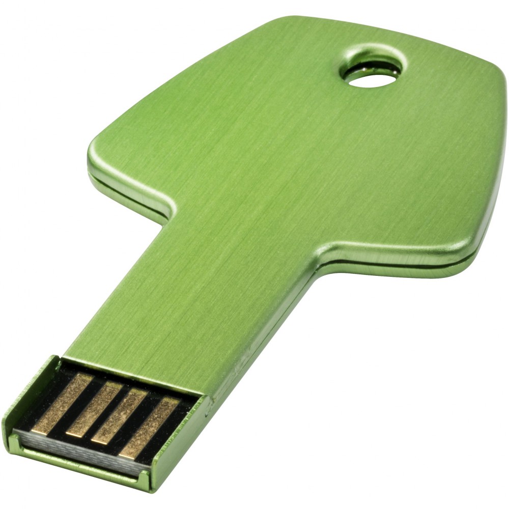 Kulcs pendrive zöld