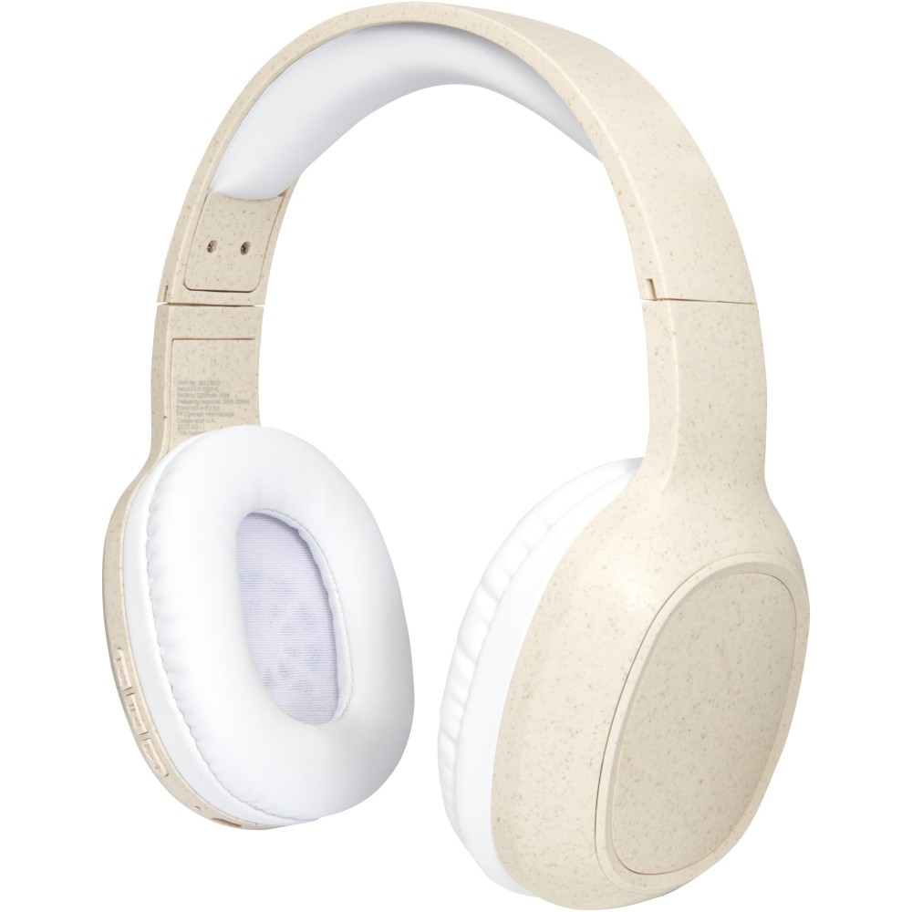 Riff bluetooth fejhallgató szalmából bézs