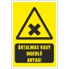 Ártalmas vagy ingerlő anyag