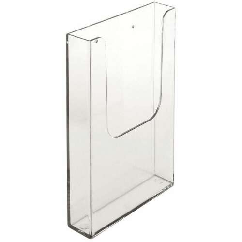 Plexi szórólaptartó 210x99 mm fali 