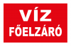 Víz főelzáró